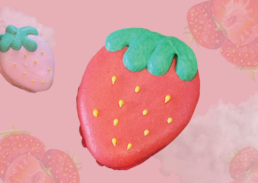 「MUUN Seoul」いちごマカロン