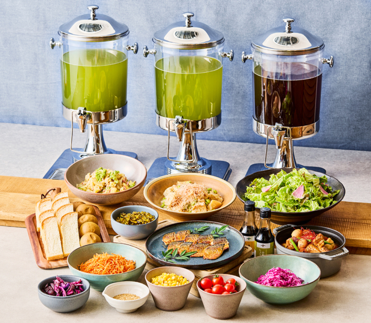 日本茶とおばんざいビュッフェ