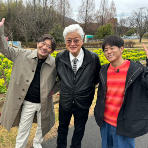 テレビ大阪「大阪おっさんぽ」、陣内孝則さん＆陣内智則さんと富田林へ