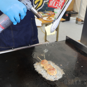 ホタテバター串焼き