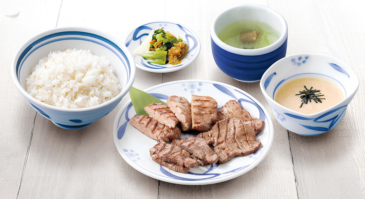 牛たん3種盛り ねぎしセット