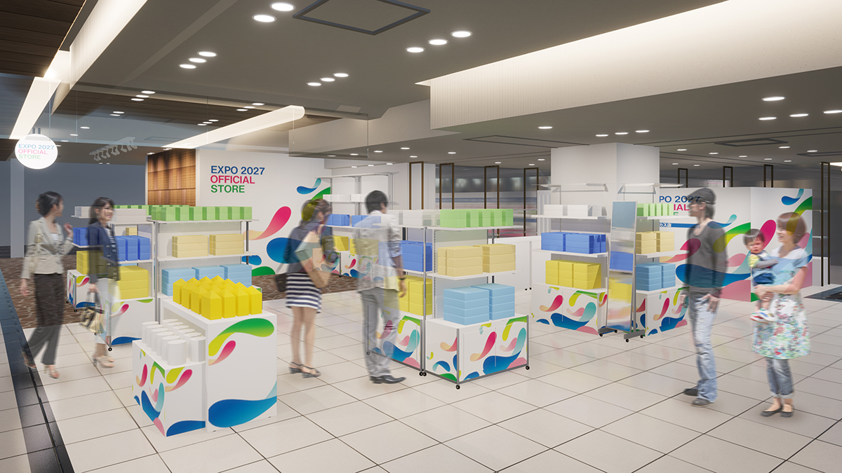 あべのハルカス近鉄本店でEXPO 2027 オフィシャルポップアップストア