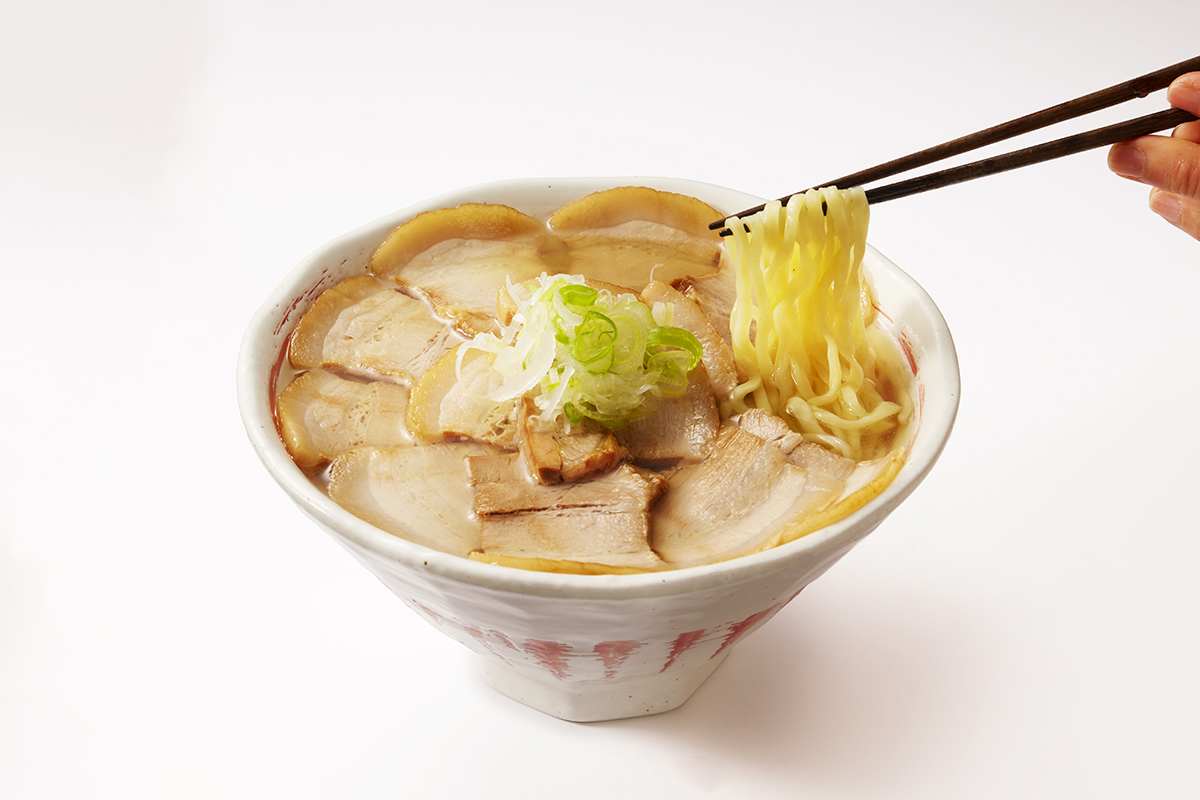 「達磨」塩肉盛りそば