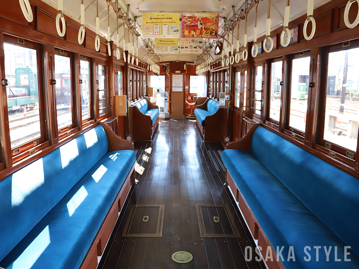 阪堺電車 モ161形車モ161号の車内