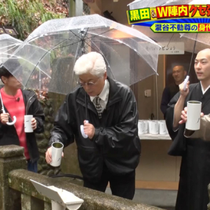 テレビ大阪「大阪おっさんぽ」、陣内孝則さん&陣内智則さんと富田林へ