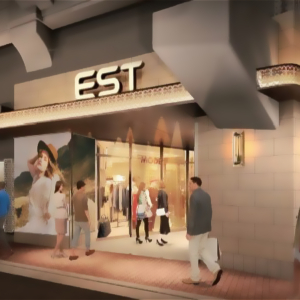 開業45周年を迎えるエスト、正面エントランスを20年ぶりにリニューアル