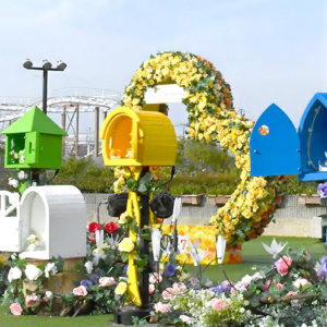 ひらかたパークで「ぬい撮りオフ会」