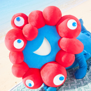 大阪・関西万博公式キャラクター・ミャクミャク」の1stグラビア写真集「I myaku you.」