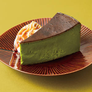 宇治抹茶のチーズケーキ