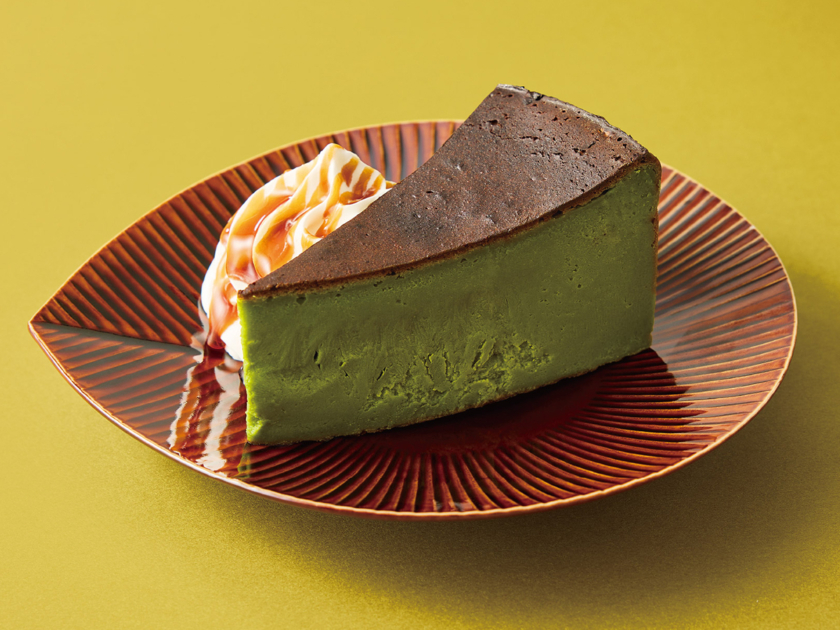 宇治抹茶のチーズケーキ