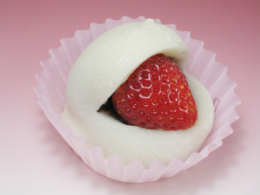 「甘味処 浅草梅園」いちご大福