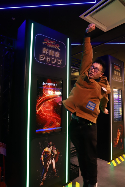 ストリートファイター 昇龍拳ジャンプ