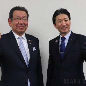 堺商工会議所 葛村和正会頭、堺市 永藤英機市長