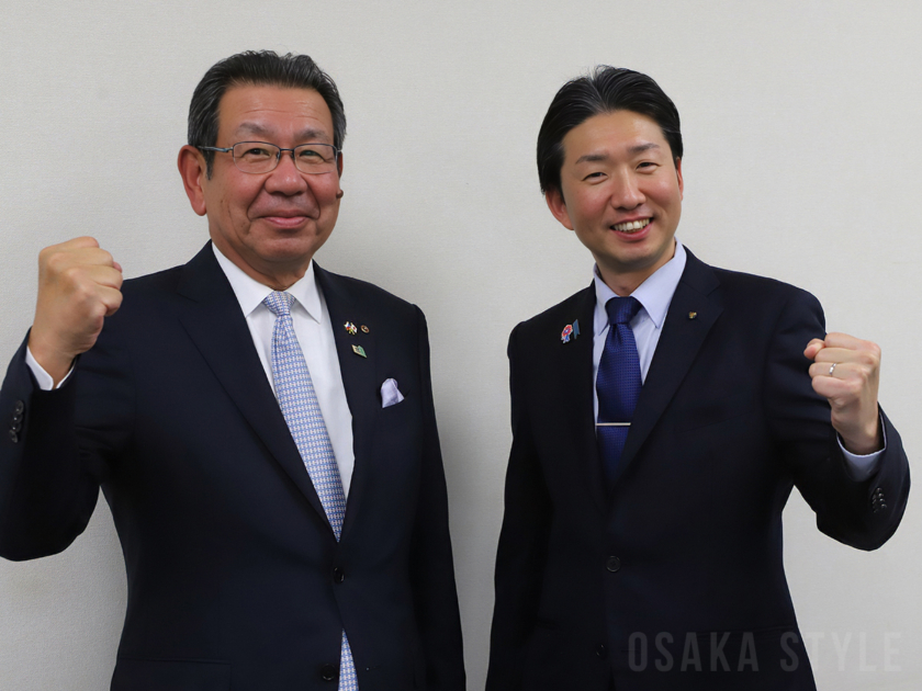 堺商工会議所 葛村和正会頭、堺市 永藤英機市長