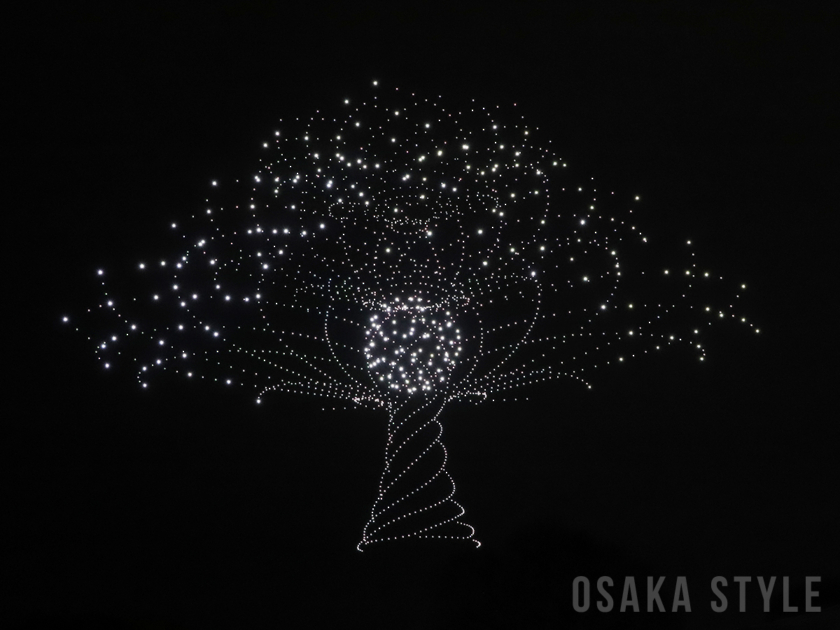 ドローンショー「One World, One Planet.」