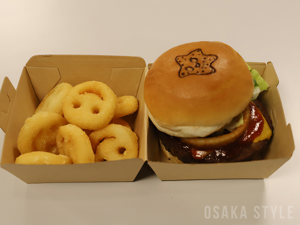 「アメリカ館グルメ」スパークバーガー