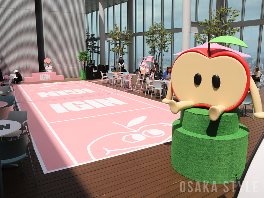 BTS・Jinさんアンバサダーの「IGIN」　あべのハルカス展望台でポップアップストア