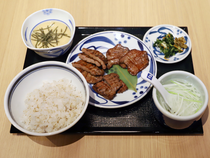 牛たん3種盛り ねぎしセット