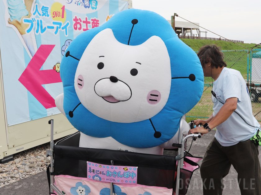 ネモフィラ祭りの公式キャラクター「ネモにゃん」