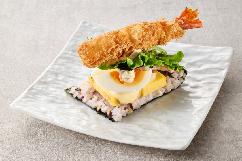 ワンハンドBENTO 海老フライ(Wたまご)