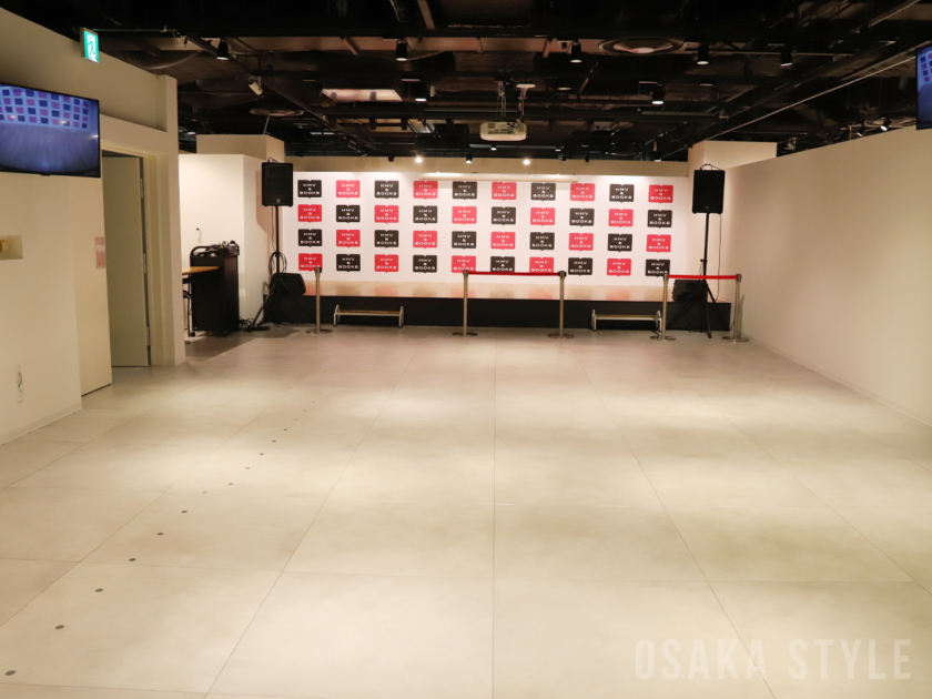 「HMV＆BOOKS NAMBA」のイベントスペース