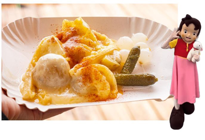 「スイス館グルメ」ラクレット　