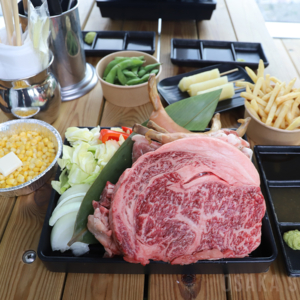 黒毛和牛リブロースのプレミアムBBQプラン