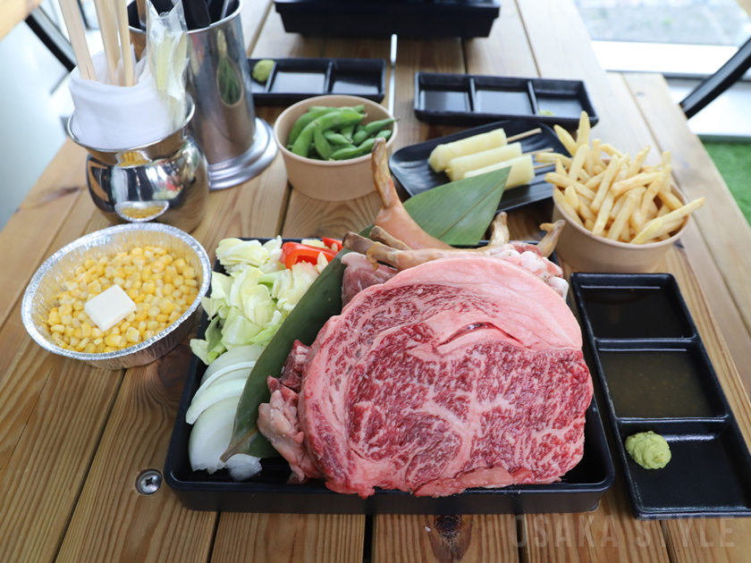 黒毛和牛リブロースのプレミアムBBQプラン