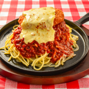 デミたまハンバーグナポリタン