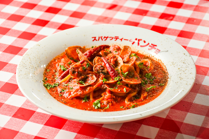 濃厚トマトの旨辛ボンゴレ