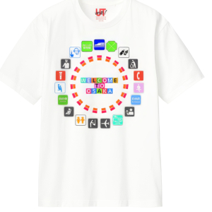 ユニクロ JR西日本とコラボレーションしたTシャツ（ピクトグラム）