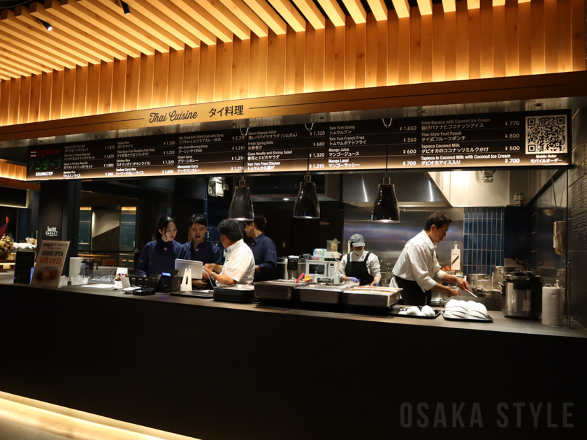 タイ料理店「クンテープ タイムアウトマーケット大阪店」