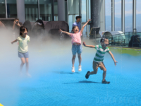 ハルカス300で「HARUKAS WATER CANVAS ～天空の水あそび～」