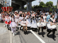 「新世界夏祭り」にメイドカフェのメイドも参加
