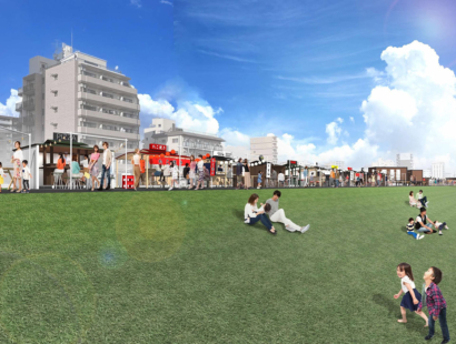 淀川・河川敷に「淀川つつみ市 ミナモ十三」　屋台エリアに22店舗が出店