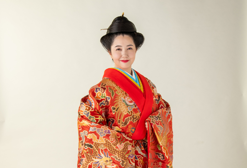 「琉球王国 王妃来店」館内特別巡行