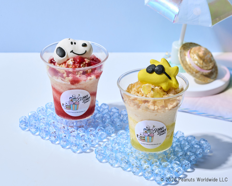 【阪急限定】「ケーキリンク」「ピーナッツ」スヌーピーアイスパフェ 4個入