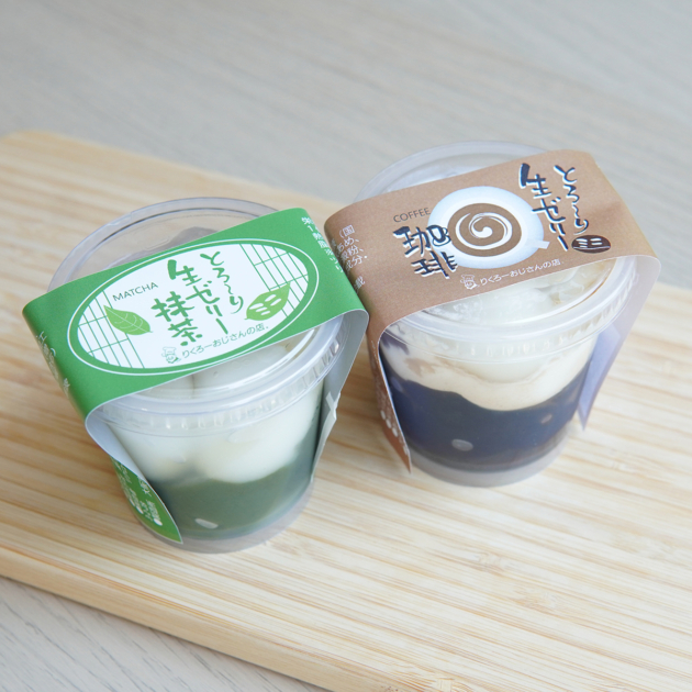ミニとろーり生ゼリー抹茶、ミニとろーり生ゼリー珈琲