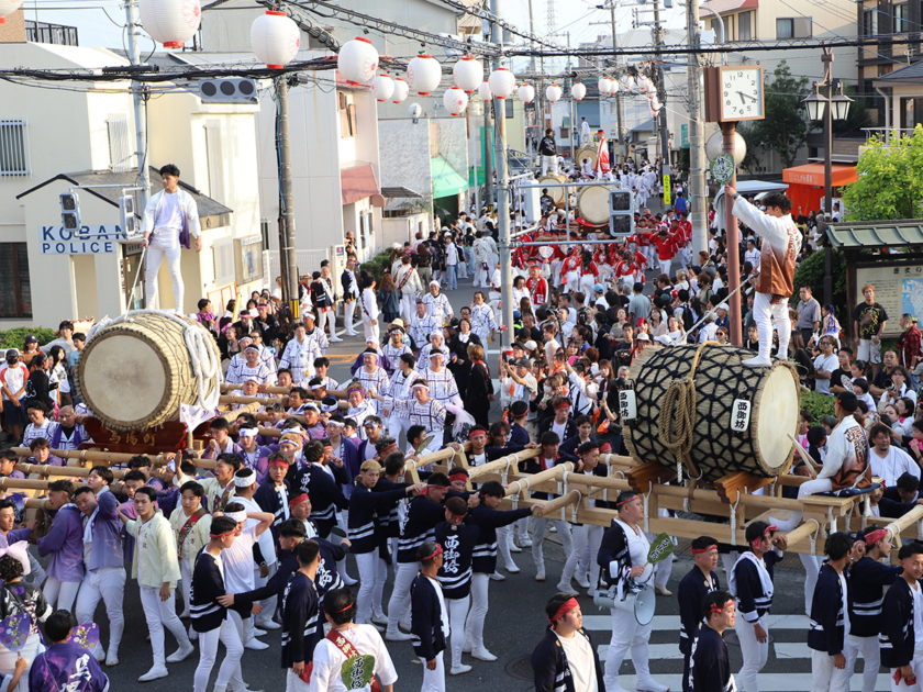 金岡神社で「金岡町盆踊り大会」 7年ぶりの「大太鼓11町パレード」も
