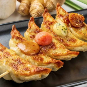 「餃子屋ヒロ」ヒロの串餃子 4種旨ダレ食べくらべ