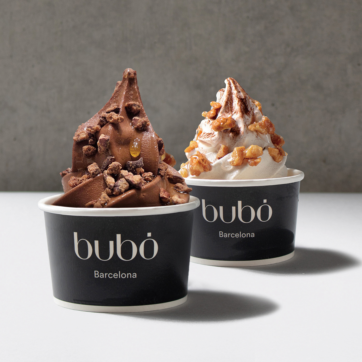 「ブボ・バルセロナ」(スペイン)のソフトクリーム食べ比べセット