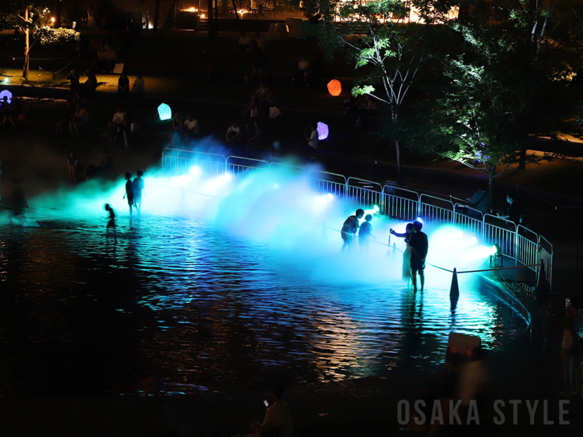 グラングリーン大阪・うめきた公園で「夏の涼:雲海リトリート」