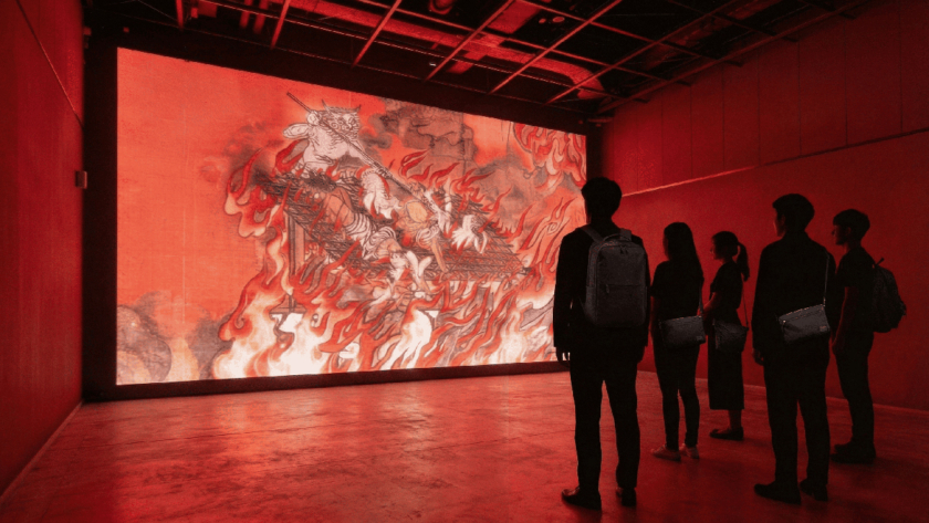 なんばパークスミュージアムで体験型展覧会「地獄に堕ちる展」