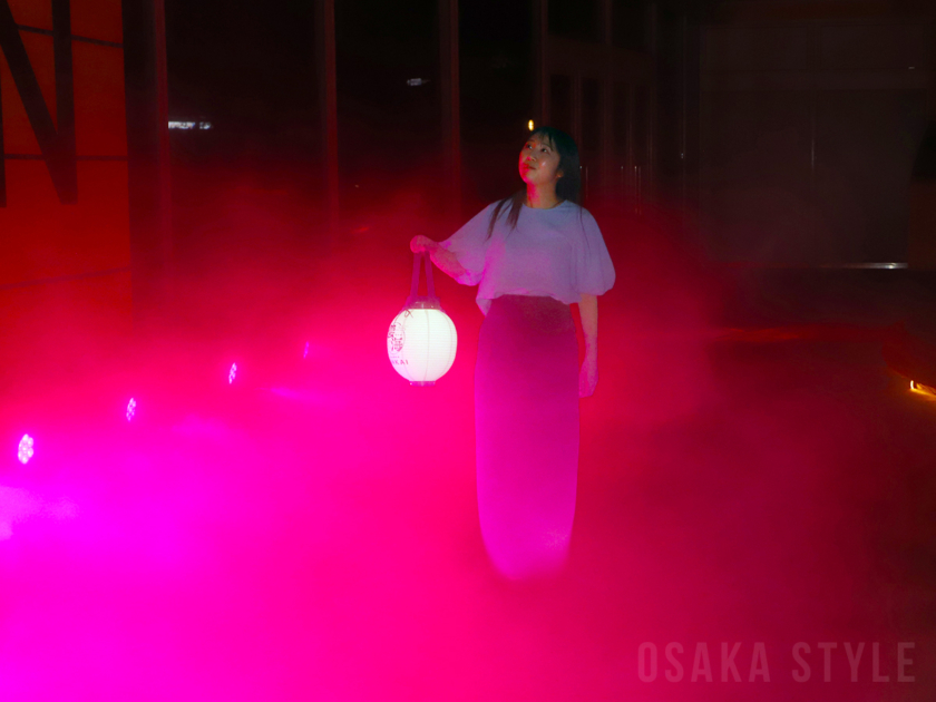なんばパークスで「なんば雲海」