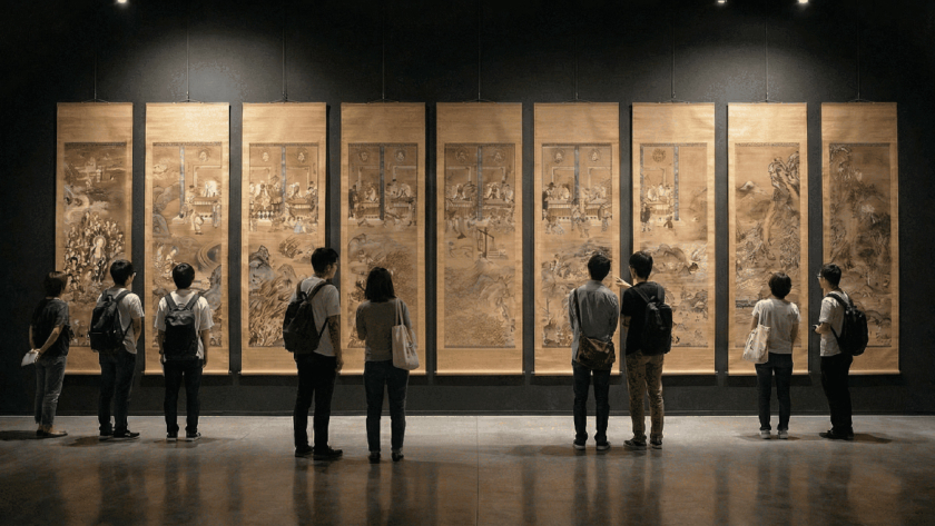 なんばパークスミュージアムで体験型展覧会「地獄に堕ちる展」