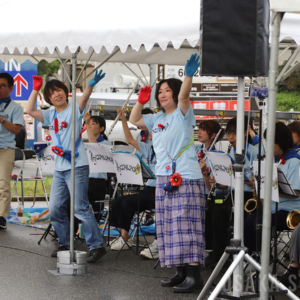 吹奏楽団アンサンブル・ウペポが大阪・関西万博公式テーマソング「この地球の続きを」を演奏