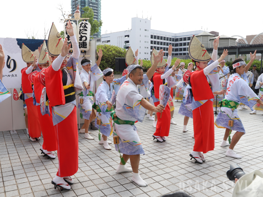 あべのハルカス近鉄本店で阿波おどりイベント
