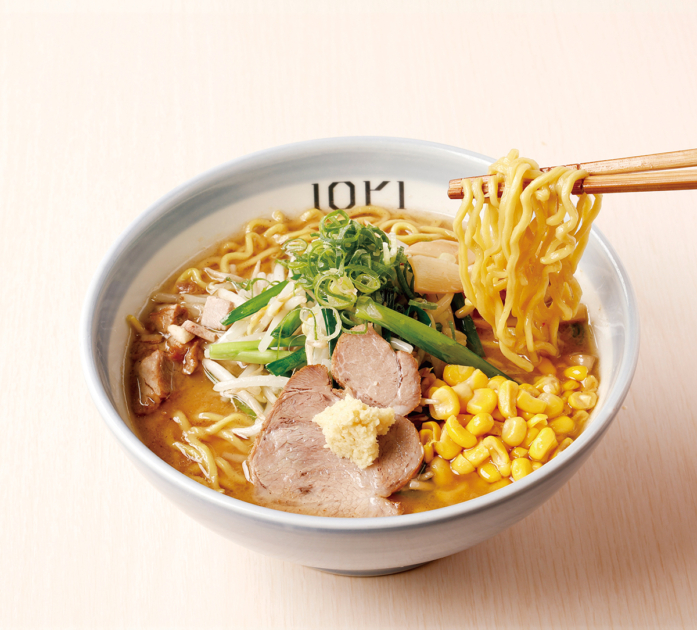 「IORI」道産ニラとコーンの味噌ラーメン