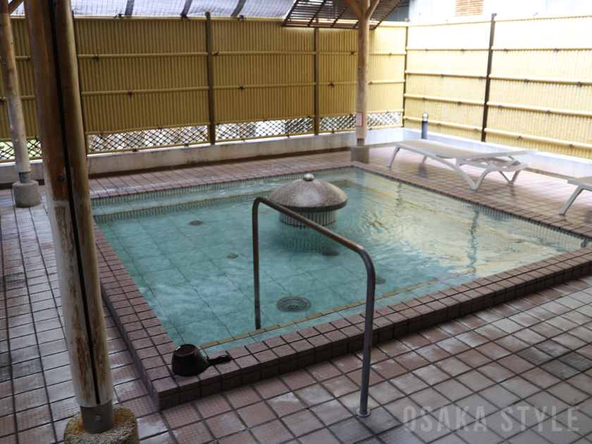 大浴場「山景の湯」の露天風呂