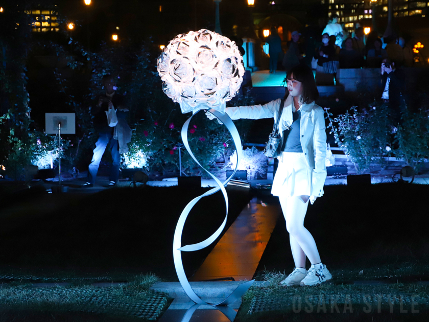 ライトアート「Bloom with You」